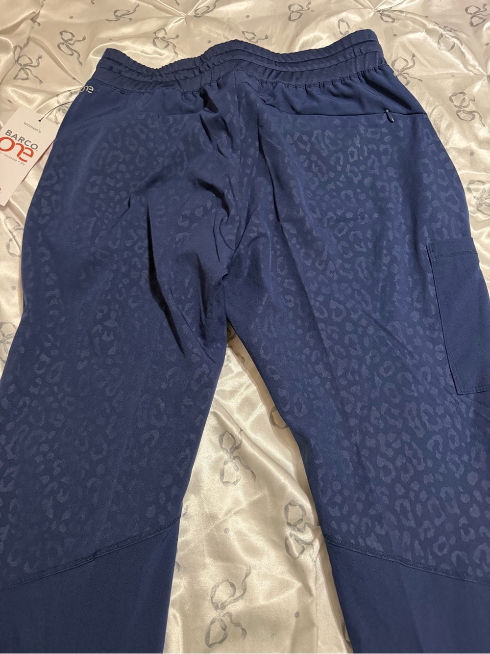 Barco Uniforms Women’s Indigo Mystic Cheetah Joggers - Picture 6 of 6